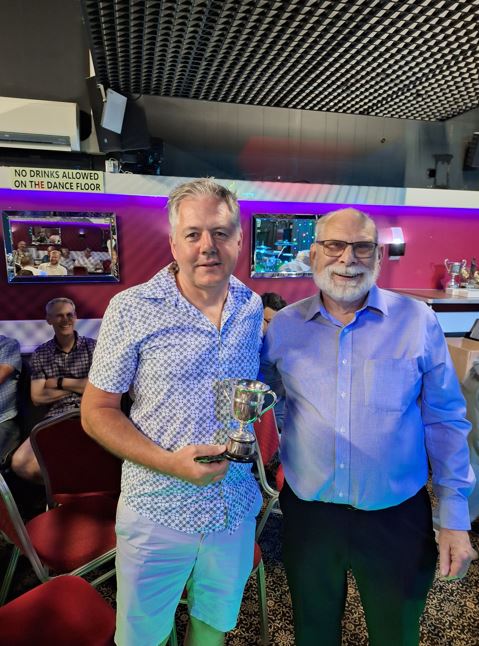 CONGRATULATIONS TO OUR BILLIARDS CHAMPION - JOHN LEAHY, GLENN A